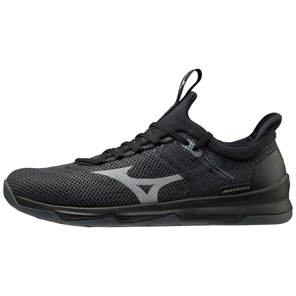 Scarpe da Ginnastica Mizuno TC-11 Uomo - Grigie Scuro/Nere - 91842-FTGU